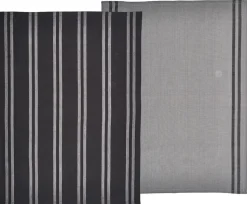 Theedoek Södahl Soft Black (set van 2)