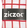 Theedoek ZicZac Katoen Rood (set van 3)