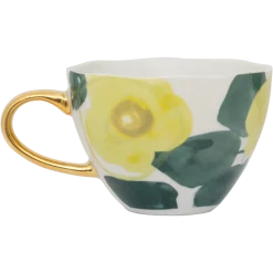 Thee- en Koffiekop Urban Nature Culture Good Morning Cappuccino/Tea Floral Art Limelight 350 ml