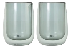 Theeglas AdHoc Duo Glass Grijs 400 ml (2-delig)