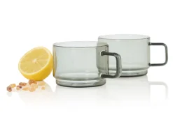 AdHoc Theeglas Impact Grey 300 ml (Set van 2)