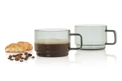 AdHoc Theeglas Impact Grey 300 ml (Set van 2)