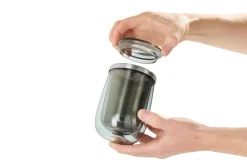 AdHoc Theeglas met Filter Fusion Grijs 400 ml (2-delig) Outlet