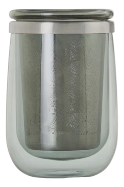 AdHoc Theeglas met Filter Fusion Grijs 400 ml (2-delig) Outlet