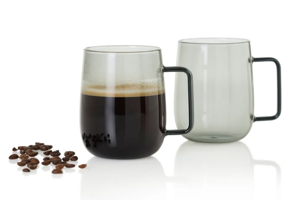 Theeglas AdHoc Yuna Grey 560 ml (Set van 2)