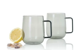 Theeglas AdHoc Yuna Grey 560 ml (Set van 2)