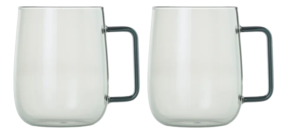 Theeglas AdHoc Yuna Grey 560 ml (Set van 2)