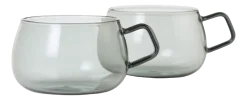 AdHoc Theeglas Yuna Grey 400 ml (Set van 2)