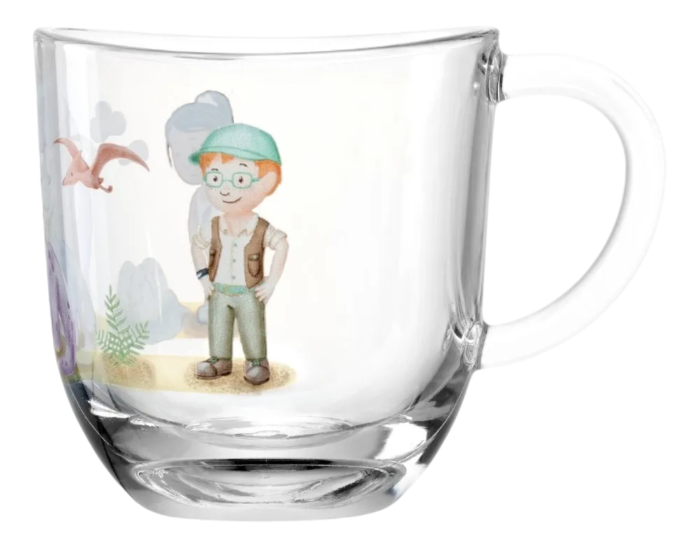 Leonardo Theeglas Bambini Avventura Dino 280 ml (Set van 6) Best