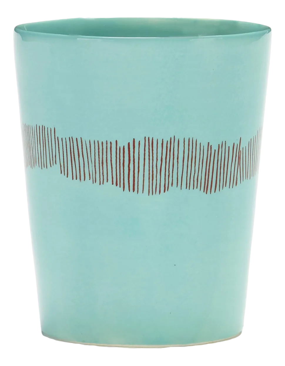 Theeglas Serax Feast Tableware By Ottolenghi Azure Stripes Red 330 ml