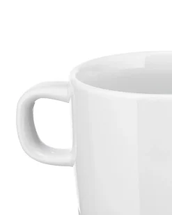 Alessi Theekop PlateBowlCup White Porcelain 200 ml (Set van 4) Hot
