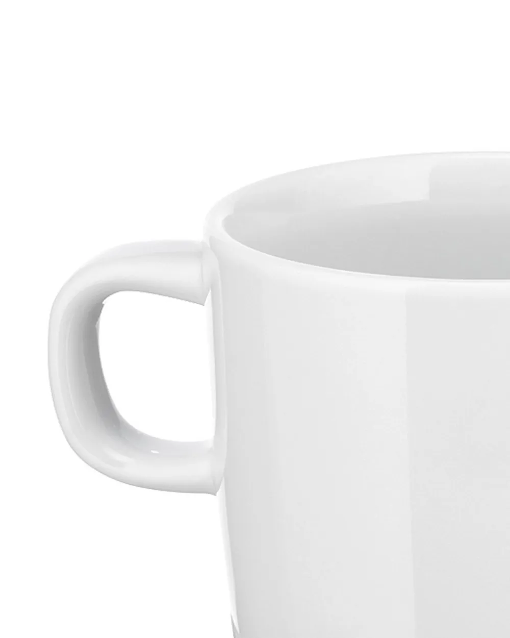Alessi Theekop PlateBowlCup White Porcelain 200 ml (Set van 4) Hot