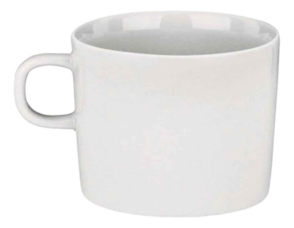 Alessi Theekop PlateBowlCup White Porcelain 200 ml (Set van 4) Hot
