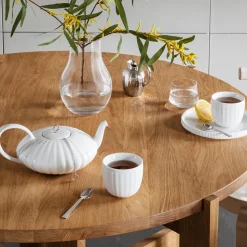 Theekop Georg Jensen Bernadotte Thermo Porcelain 200 ml (Set van 2)