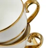 Theekop POLSPOTTEN Golden Finds White (Set van 2)