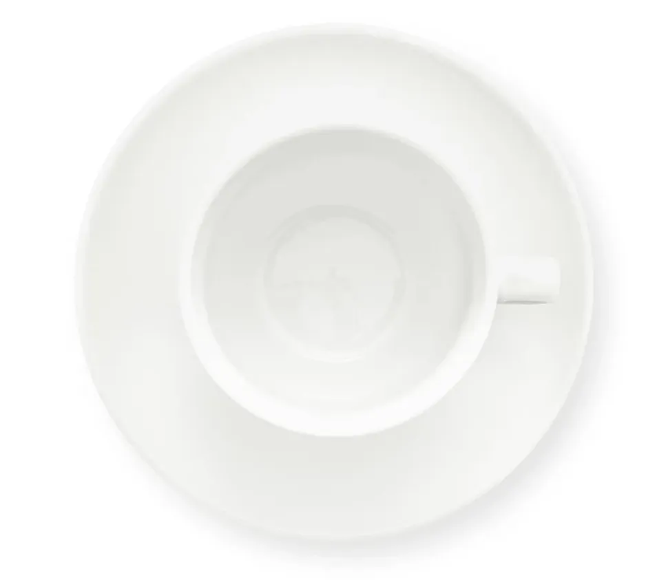 Theekop vtwonen Ivory White 175ml (6-Delig)