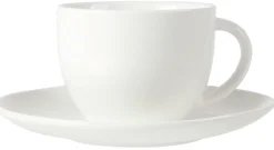 Theekop vtwonen Ivory White 175ml (6-Delig)