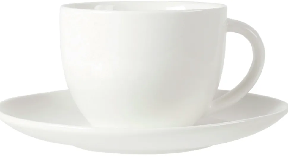 Theekop vtwonen Ivory White 175ml (6-Delig)