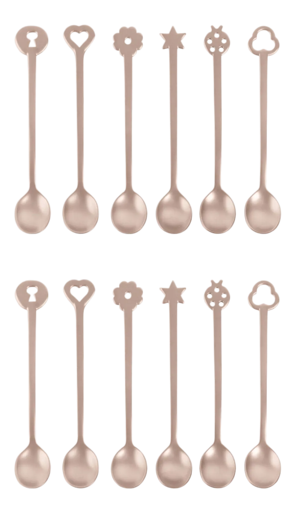 Theelepel Sambonet Living PVD Portafortuna (Set van 12)
