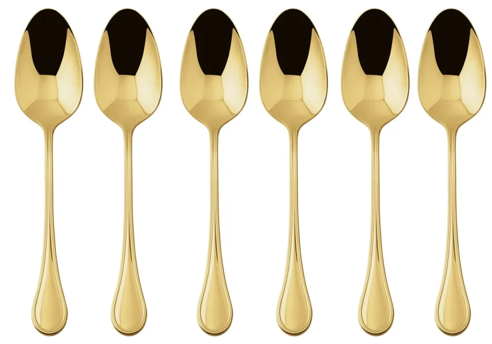 Theelepel Sambonet Royal PVD Gold (6-Delig)