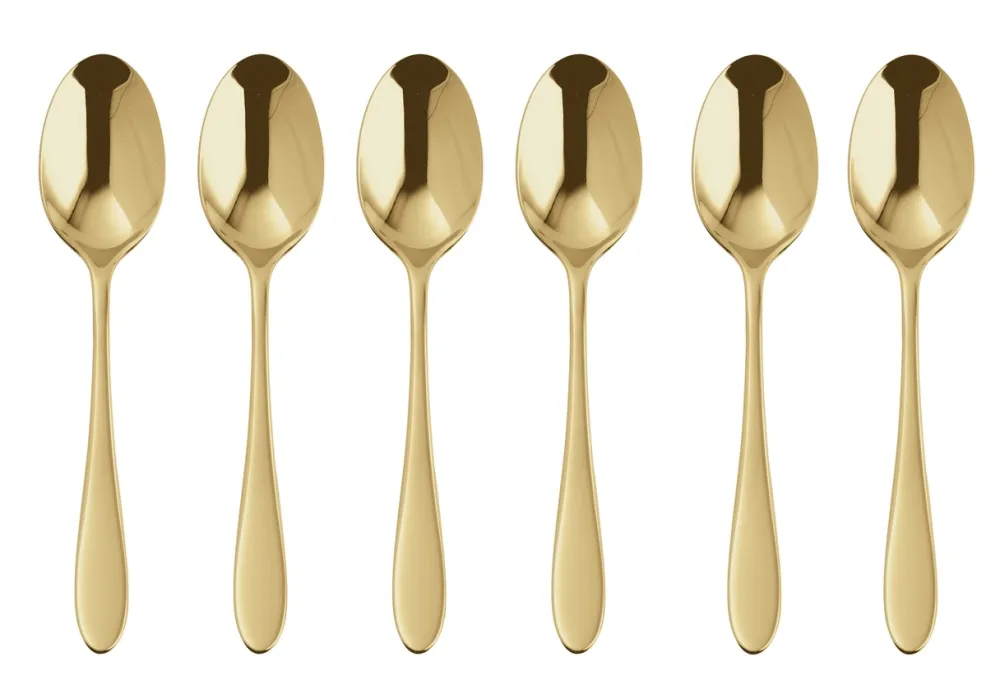 Sambonet Theelepel Velvet PVD Gold (6-Delig) Online