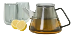 Theepot AdHoc met Filter Orient+ Grijs 1,5 L