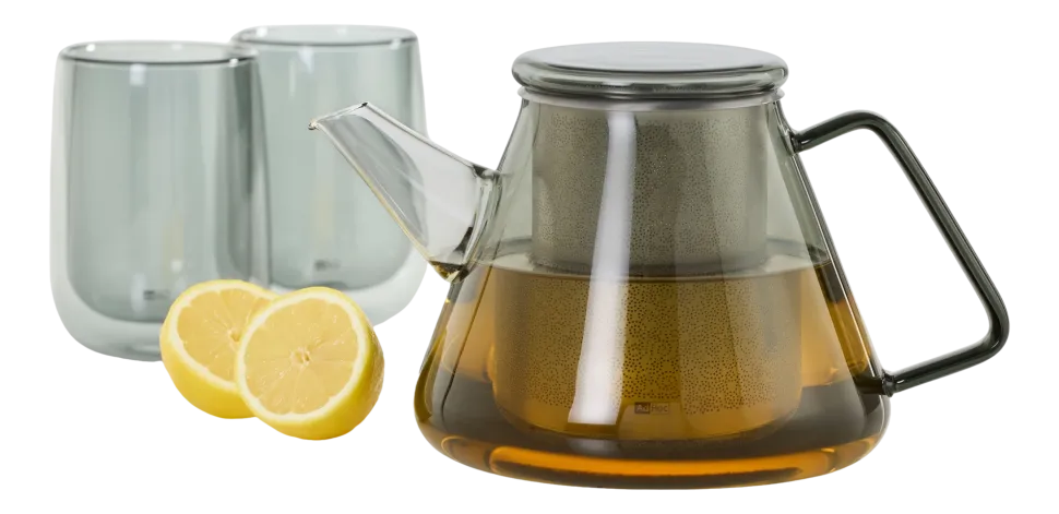 Theepot AdHoc met Filter Orient+ Grijs 1,5 L
