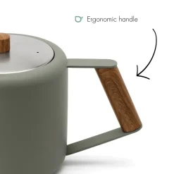 Theepot Bredemeijer Boston Leigrijs 1,1 L