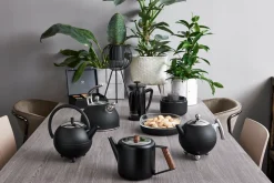Theepot Bredemeijer Duet Design Boston Mat Zwart 1,1 L