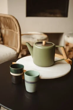 Theepot Bredemeijer Duet Design Boston Legergroen 1,1L