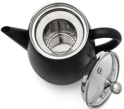 Theepot Bredemeijer Duet Eva Mat Zwart 1,1 L