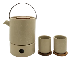 Theepot Bredemeijer Silhouet Umea Met Theelicht Klei 1,2L