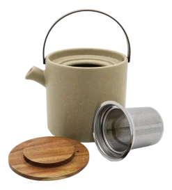 Theepot Bredemeijer Silhouet Umea Met Theelicht Klei 1,2L