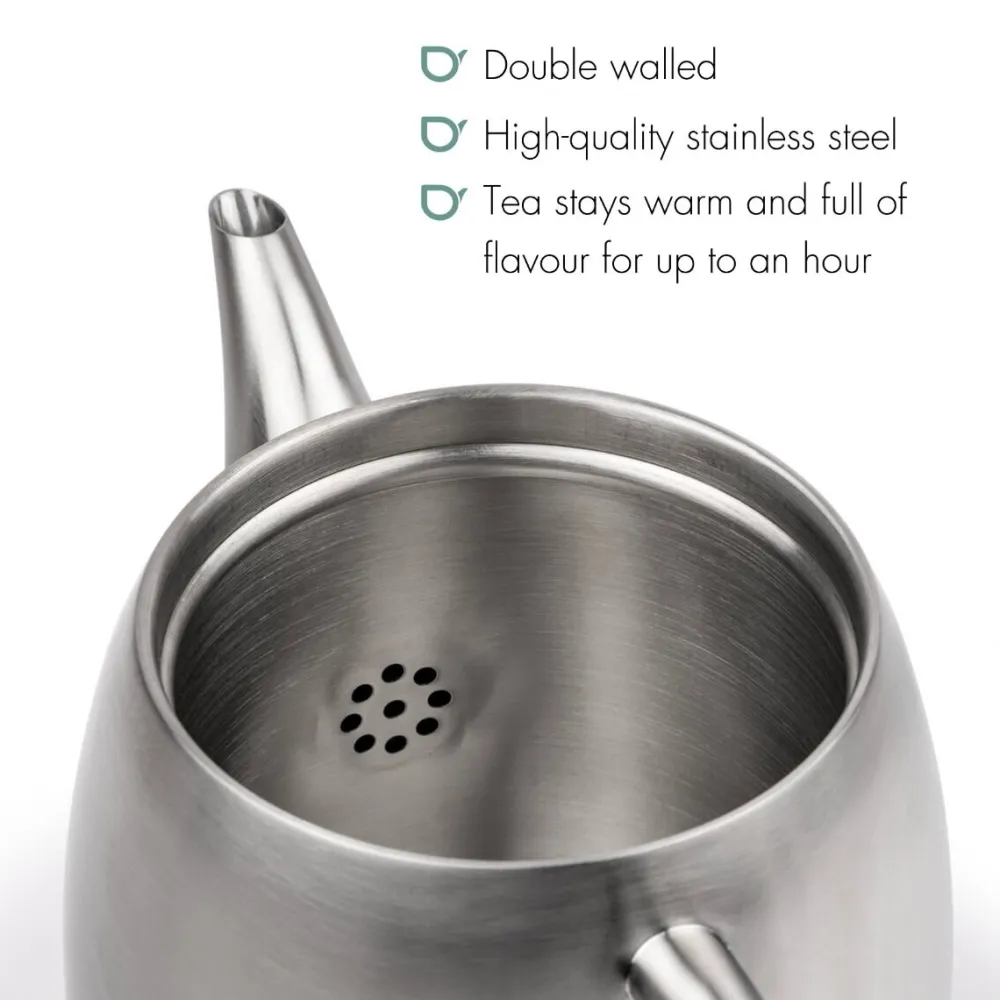 Bredemeijer Theepot Vera RVS Mat 0,9 L Hot