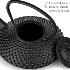 Theepot Bredemeijer Xilin Zwart 1,25 L