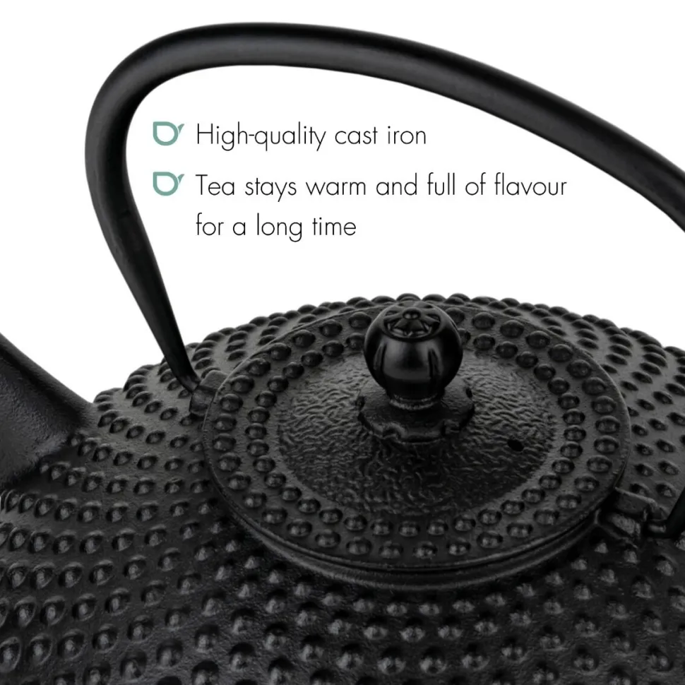 Theepot Bredemeijer Xilin Zwart 1,25 L