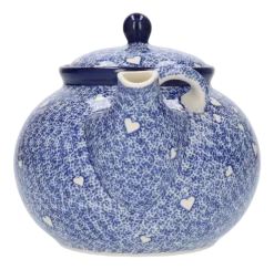 Theepot Bunzlau Castle White Hearts 2,0 L