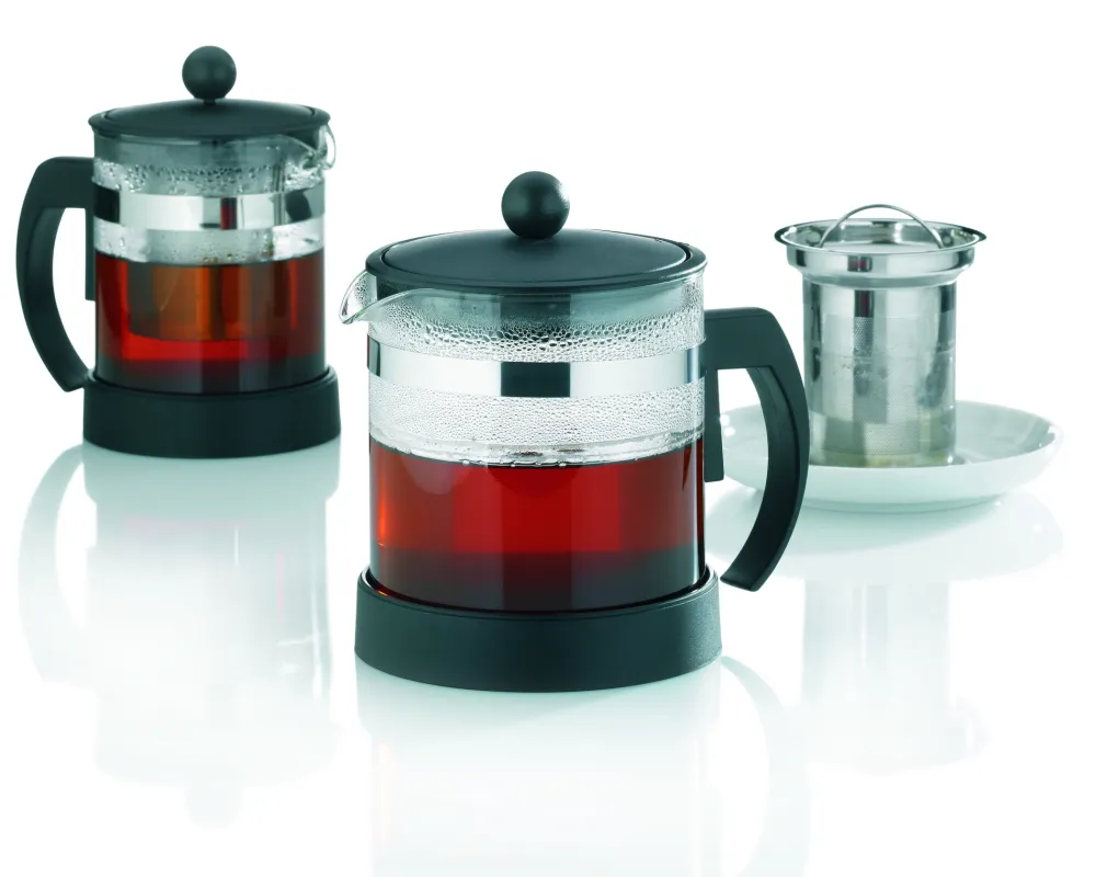 Kela Theepot Auron met Filter Zwart 0,7L Discount