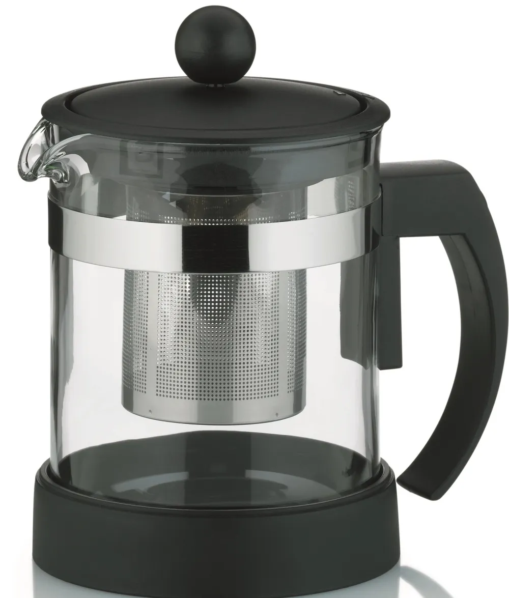 Kela Theepot Auron met Filter Zwart 0,7L Discount
