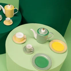 Theepot POLSPOTTEN Chess Green