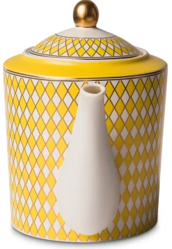 POLSPOTTEN Theepot Chess Yellow Sale