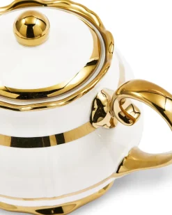POLSPOTTEN Theepot Golden Finds White Online