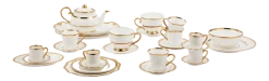 POLSPOTTEN Theepot Golden Finds White Online