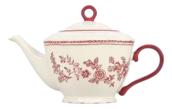Salt & Pepper Theepot Cyril Ivory / Burgundy 920 ml Hot