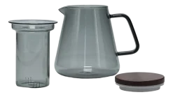 Salt & Pepper Theepot Luma Grey / Brown / Transparant 930 ml Discount