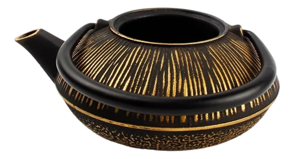 Theepot Salt & Pepper My Tea Gold / Black 500 ml