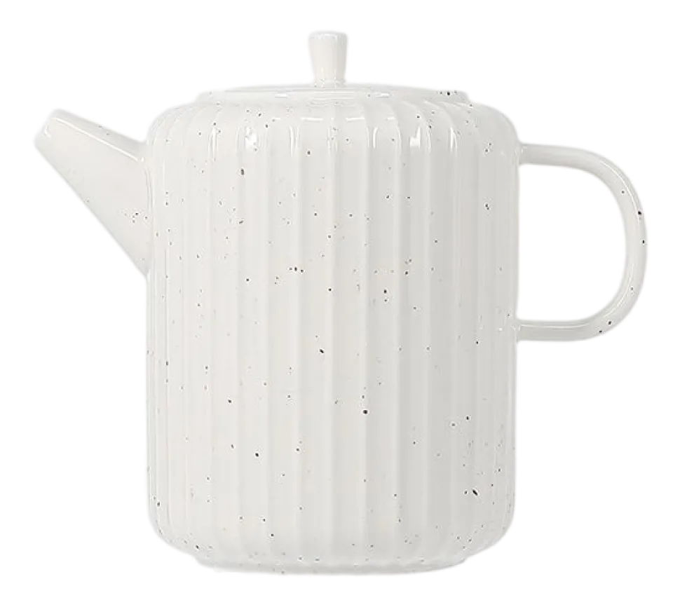 Theepot Salt & Pepper Ora Gloss Black / White 540 ml