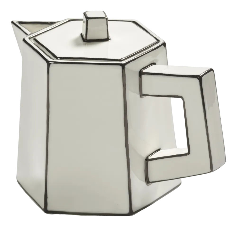 Serax Theepot Carte Blanche White/Black 1 L Best