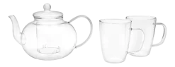 Theeset Bredemeijer Glas 1 L (3-Delig)