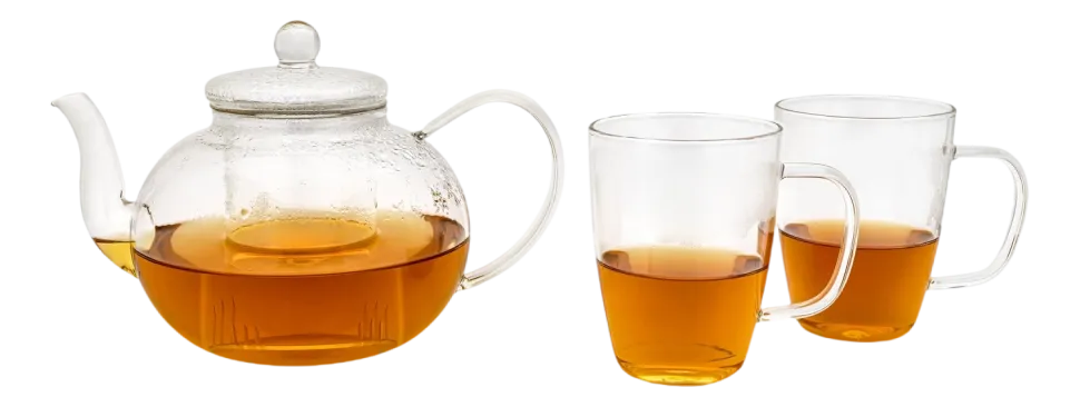 Theeset Bredemeijer Glas 1 L (3-Delig)